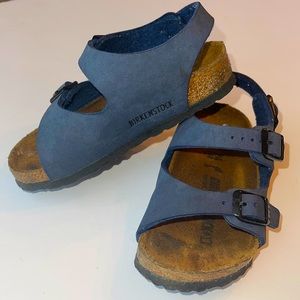 Birkenstock Navy Milano HL  Sandals Toddler C6